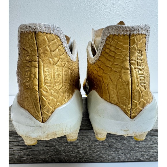 Adidas‎ Adizero 5-Star 6.0 Gold Snakeskin Football Cleats Mens 9.5 BW0778 main image 11